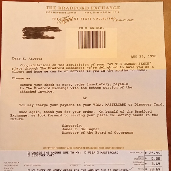 The Bradford Exchange Porcelain Plates (3 Plates) - Picture 13 of 13